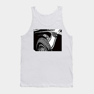 Speed Classic Car Cartoon Tank Top